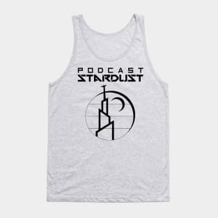 Podcast Stardust Black Logo Tank Top